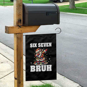 Funny Christmas 67 Six Seven Bruh Garden Flag Dabbing Santa TS11 Print Your Wear