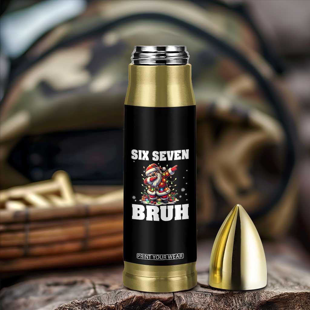 Funny Christmas 67 Six Seven Bruh Bullet Tumbler Dabbing Santa TS11 Print Your Wear