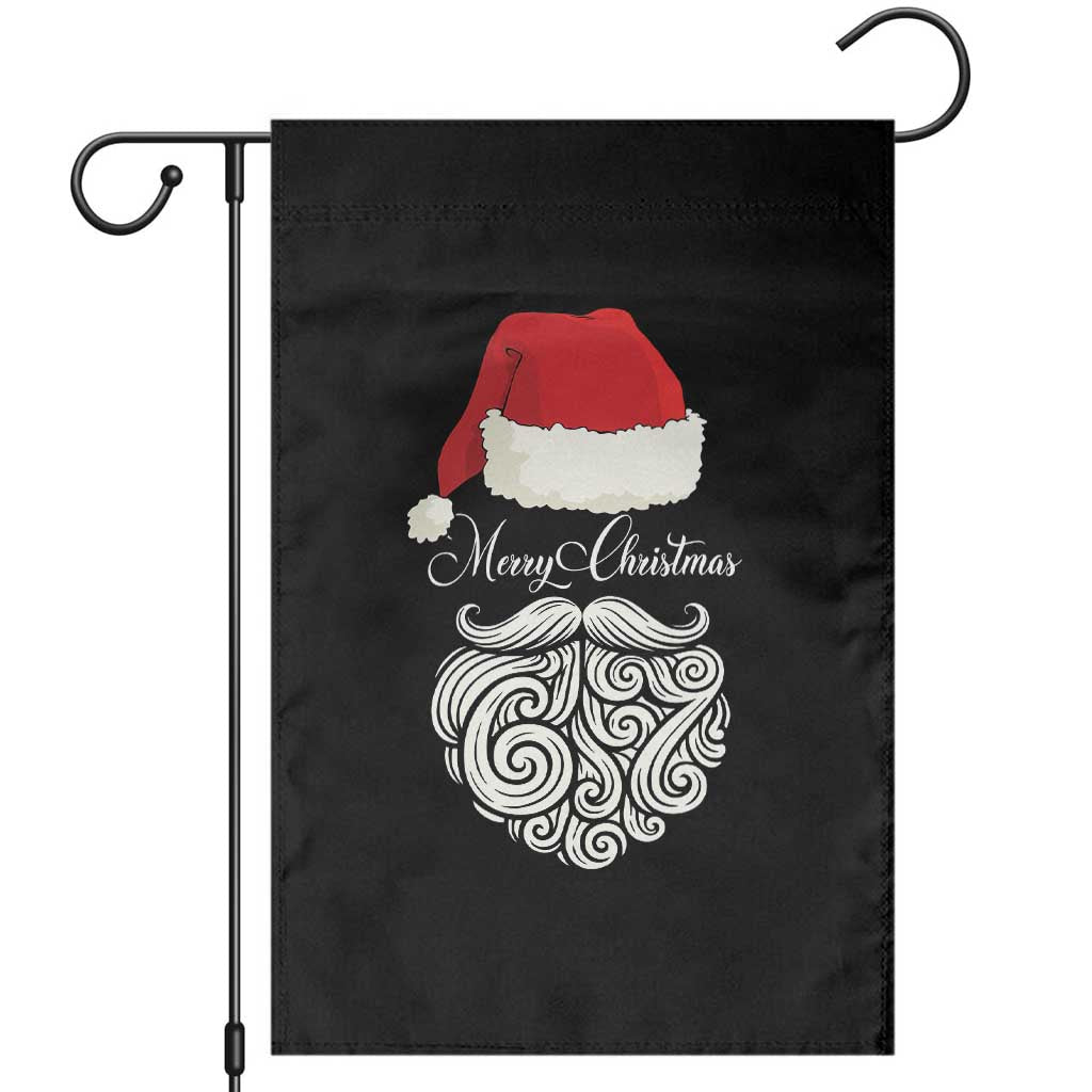6 7 Xmas 67 Santa Six Seven Meme Merry Christmas Garden Flag TS11 Black Print Your Wear