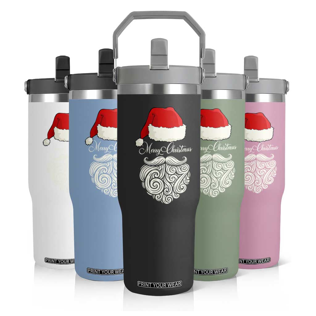 6 7 Xmas 67 Santa Six Seven Meme Merry Christmas Flip Straw Tumbler TS11 Print Your Wear