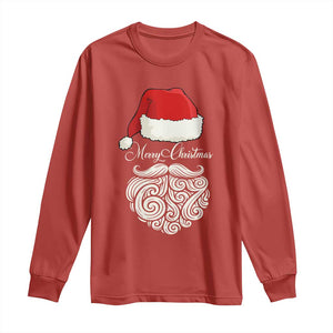 6 7 Xmas 67 Santa Six Seven Meme Merry Christmas Long Sleeve Shirt TS11 Red Print Your Wear
