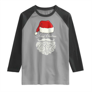 6 7 Xmas 67 Santa Six Seven Meme Merry Christmas Raglan Shirt TS11 Sport Gray Black Print Your Wear