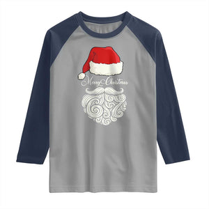6 7 Xmas 67 Santa Six Seven Meme Merry Christmas Raglan Shirt TS11 Sport Gray Navy Print Your Wear