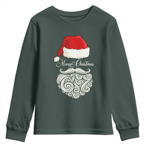 6 7 Xmas 67 Santa Six Seven Meme Merry Christmas Youth Sweatshirt TS11 Dark Forest Green Print Your Wear