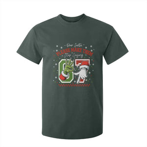 Funny Dear Santa Please Make Them Stop Saying 67 Christmas T Shirt For Kid Six Seven Meme Xmas TS11 Dark Forest Green Print Your Wear