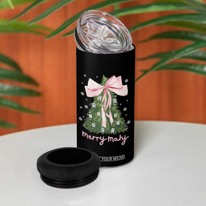 Funny Christmas Mahjong 4 in 1 Can Cooler Tumbler Merry Mahj Xmas Tree Gambling Chinese Game TS11 Print Your Wear