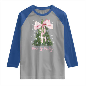 Funny Christmas Mahjong Raglan Shirt Merry Mahj Xmas Tree Gambling Chinese Game TS11 Sport Gray Royal Print Your Wear