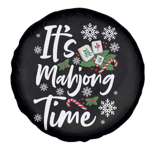 Funny Christmas Mahjong Spare Tire Cover It Is Mahjong Time Gambling Xmas Chinese Game TS11 Print Your Wear