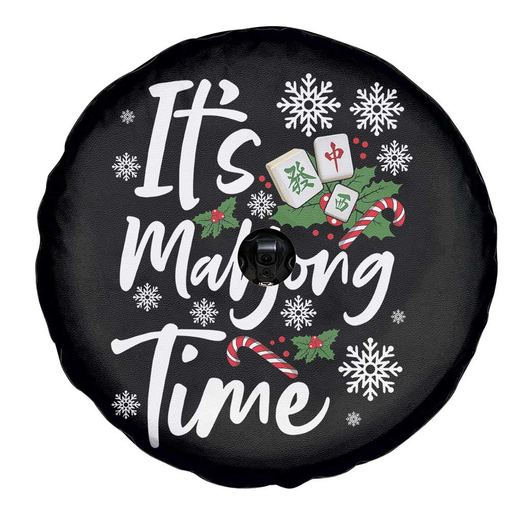 Funny Christmas Mahjong Spare Tire Cover It Is Mahjong Time Gambling Xmas Chinese Game TS11 Print Your Wear