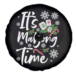 Funny Christmas Mahjong Spare Tire Cover It Is Mahjong Time Gambling Xmas Chinese Game TS11 Print Your Wear