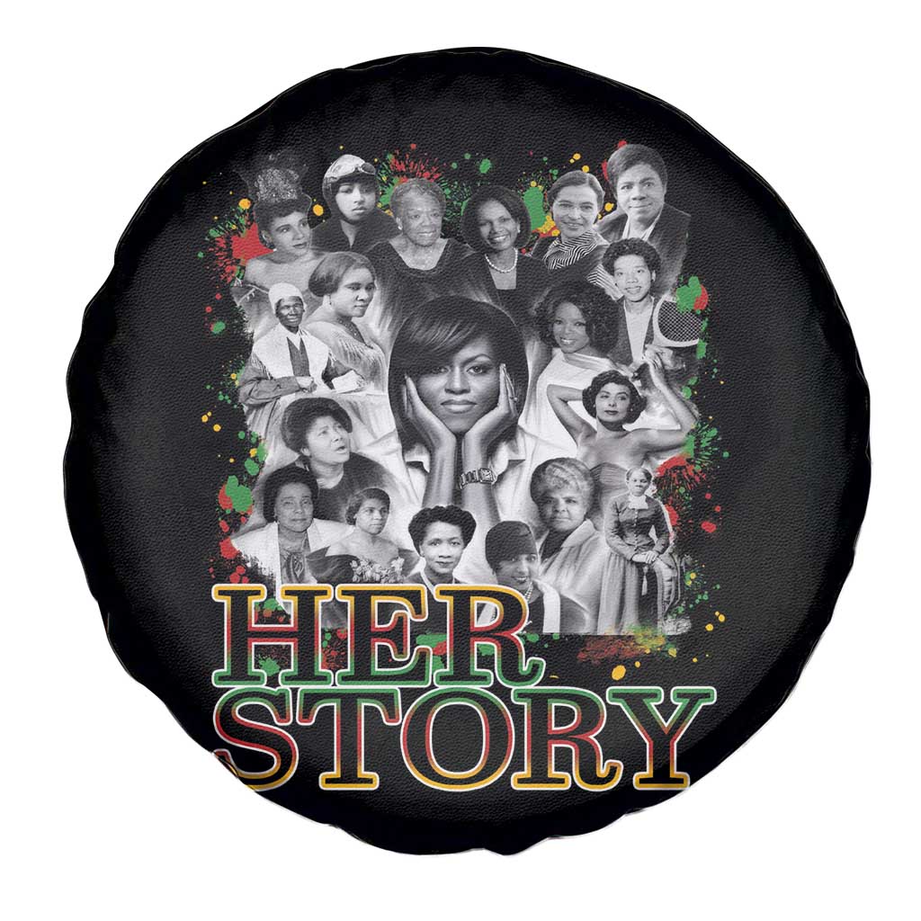 Black Women History Spare Tire Cover Her Story Black History Month TS11 Print Your Wear
