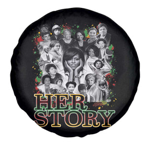 Black Women History Spare Tire Cover Her Story Black History Month TS11 Print Your Wear