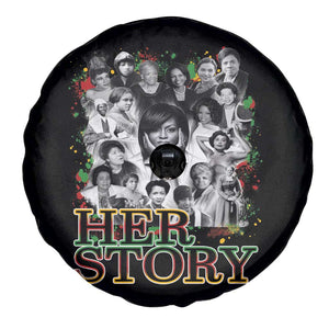 Black Women History Spare Tire Cover Her Story Black History Month TS11 Print Your Wear