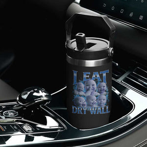 Funny AI Baby Meme Laughing Flip Straw Tumbler I Eat Dry Wall Baby Brainrot TS11 Print Your Wear