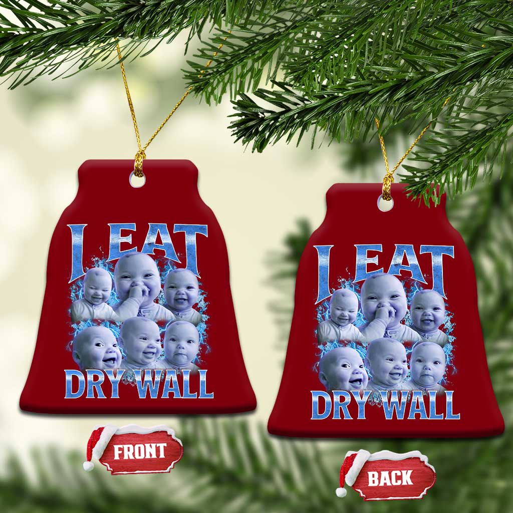 Funny AI Baby Meme Laughing Ceramic Ornament I Eat Dry Wall Baby Brainrot TS11 Print Your Wear