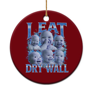 Funny AI Baby Meme Laughing Ceramic Ornament I Eat Dry Wall Baby Brainrot TS11 1pc Red Print Your Wear