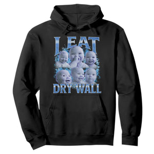 Funny AI Baby Meme Laughing Hoodie I Eat Dry Wall Baby Brainrot TS11 Black Print Your Wear