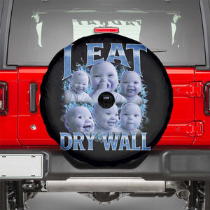 Funny AI Baby Meme Laughing Spare Tire Cover I Eat Dry Wall Baby Brainrot TS11 Black Print Your Wear