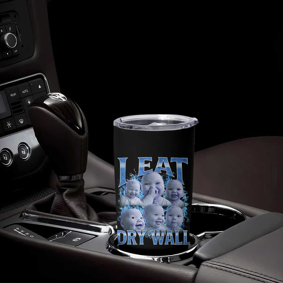 Funny AI Baby Meme Laughing Tumbler Cup I Eat Dry Wall Baby Brainrot TS11 Print Your Wear