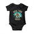 Funny Down Syndrome Awareness Bigfoot Baby Onesie Rock Your Socks TS11 Black Print Your Wear
