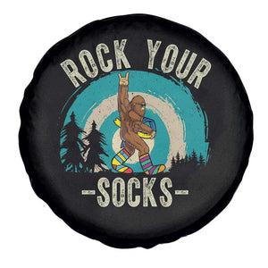 Funny Down Syndrome Awareness Bigfoot Spare Tire Cover Rock Your Socks TS11 Print Your Wear