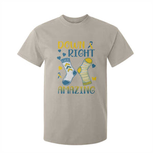Down Right Amazing T Shirt For Kid Down Syndrome Awareness Socks Ribbon TS11 Sand Print Your Wear