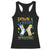 Down Right Amazing Racerback Tank Top Down Syndrome Awareness Socks Ribbon TS11 Black Print Your Wear