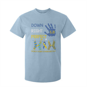 Down Right Perfect T Shirt For Kid March 21 World Down Syndrome Day Socks TS11 Light Blue Print Your Wear