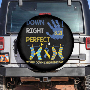 Down Right Perfect Spare Tire Cover March 21 World Down Syndrome Day Socks TS11 No hole Black Print Your Wear