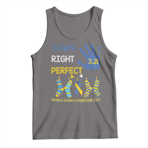 Down Right Perfect Tank Top March 21 World Down Syndrome Day Socks TS11 Deep Heather Print Your Wear