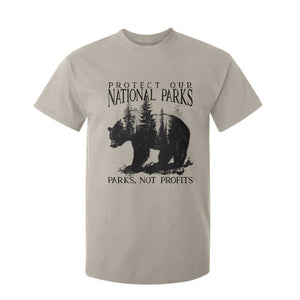 Protect Our National Parks Not Profits T Shirt For Kid Vintage Forest Bear TS11 Sand Print Your Wear