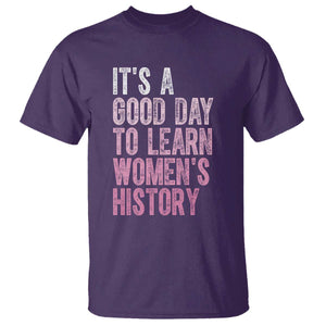 Funny It's A Good Day To Learn Women's History T Shirt TS11 Purple Print Your Wear