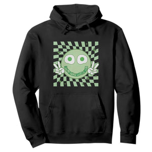 Funny Green Smile Face Eggs Bacon Breakfast St Patrick's Day Hoodie TS11 Black Print Your Wear