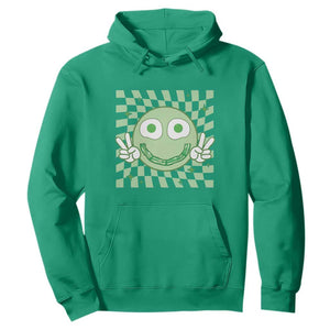 Funny Green Smile Face Eggs Bacon Breakfast St Patrick's Day Hoodie TS11 Irish Green Print Your Wear