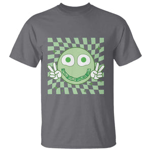 Funny Green Smile Face Eggs Bacon Breakfast St Patrick's Day T Shirt TS11 Charcoal Print Your Wear