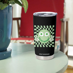 Funny Green Smile Face Eggs Bacon Breakfast St Patrick's Day Tumbler Cup TS11 Print Your Wear