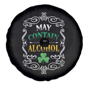 Funny May Contain Alcohol Spare Tire Cover Irish Beer Drinking St Patrick's Day TS11 Print Your Wear