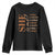 Woman Affirmation Youth Sweatshirt She Is Strong Motivated Confident Blessed Beautiful Melanin TS11 Black Print Your Wear