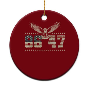 Funny Vintage 86 47 Ceramic Ornament Eagle Vintage American Flag TS11 1pc Red Print Your Wear