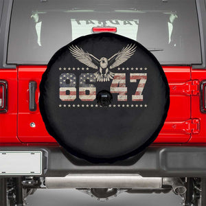 Funny Vintage 86 47 Spare Tire Cover Eagle Vintage American Flag TS11 Black Print Your Wear