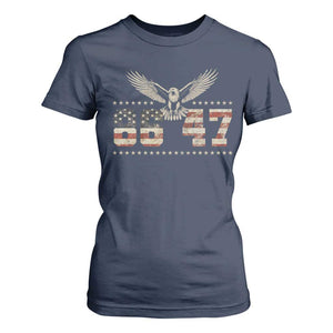 Funny Vintage 86 47 T Shirt For Women Eagle Vintage American Flag TS11 Navy Print Your Wear