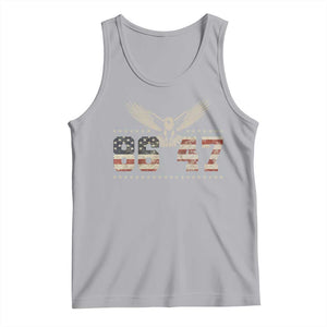 Funny Vintage 86 47 Tank Top Eagle Vintage American Flag TS11 Athletic Heather Print Your Wear