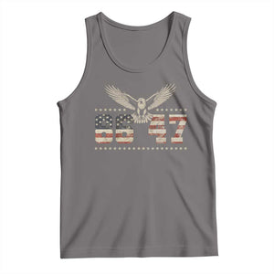Funny Vintage 86 47 Tank Top Eagle Vintage American Flag TS11 Deep Heather Print Your Wear