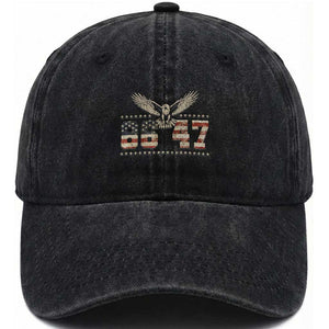 Funny Vintage 86 47 Washed Cotton Baseball Cap Eagle Vintage American Flag TS11 Print Your Wear