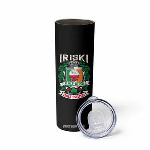 Iriski Half Irish Half Polish Skinny Tumbler Polish St Patricks Day Eagle TS11 Print Your Wear