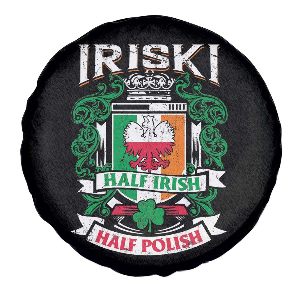Iriski Half Irish Half Polish Spare Tire Cover Polish St Patricks Day Eagle TS11 Print Your Wear