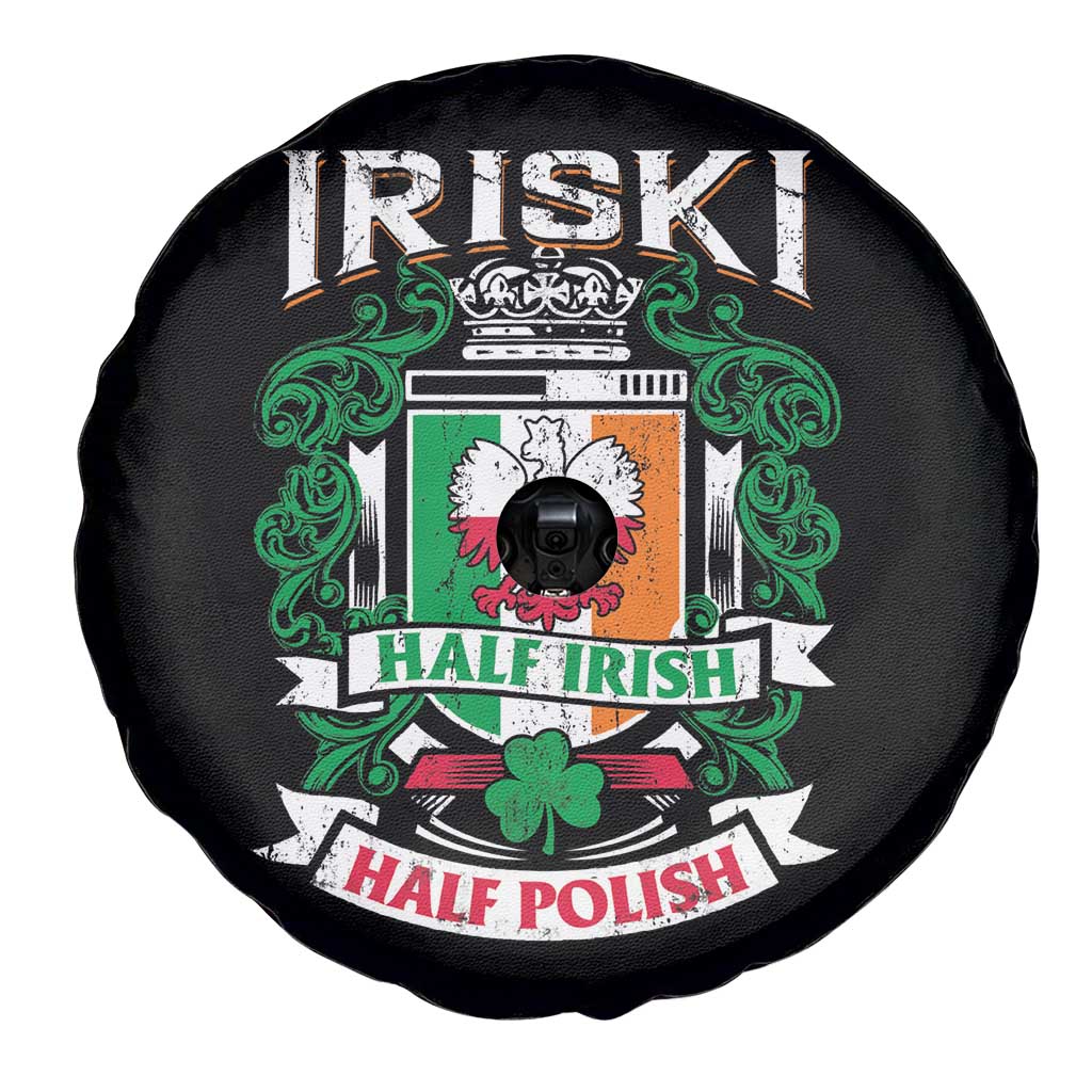 Iriski Half Irish Half Polish Spare Tire Cover Polish St Patricks Day Eagle TS11 Print Your Wear