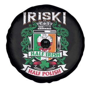 Iriski Half Irish Half Polish Spare Tire Cover Polish St Patricks Day Eagle TS11 Print Your Wear