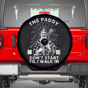 Funny The Paddy Don't Start Til I Walk In Spare Tire Cover St Patrick's Day Irish Beer TS11 Black Print Your Wear
