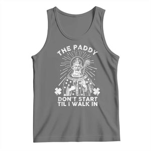 Funny The Paddy Don't Start Til I Walk In Tank Top St Patrick's Day Irish Beer TS11 Black Heather Print Your Wear
